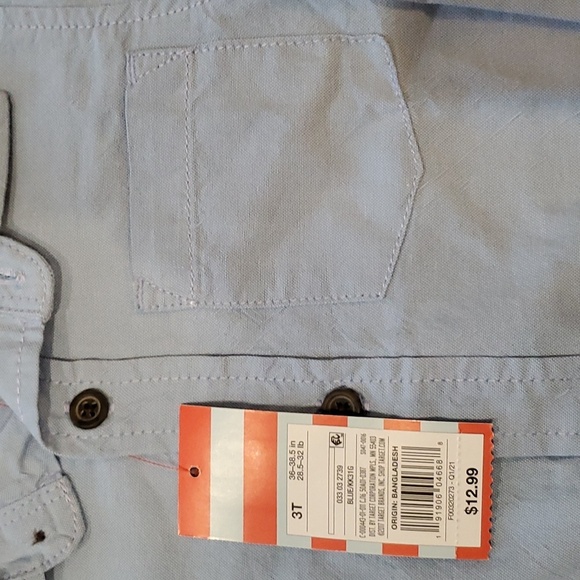 Cat & Jack Button Down Dress Shirt Size 3T - Picture 3 of 4